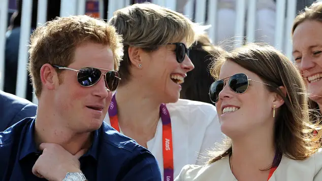 Princess Eugenie and Prince Harry