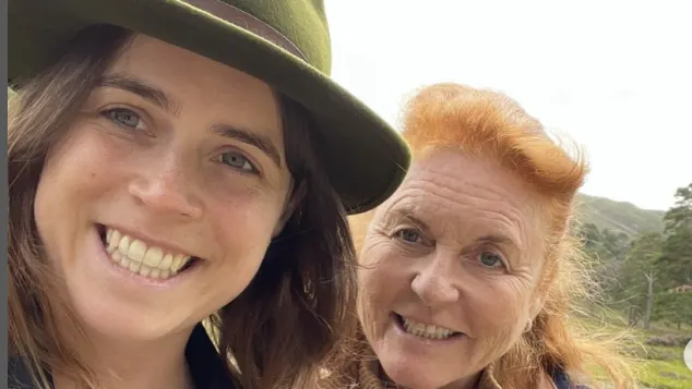 Princess Eugenie and Sarah Ferguson