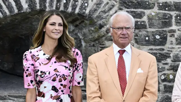 Princess Madeleine and King Carl Gustaf