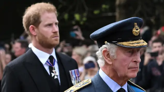 Prince Harry and King Charles