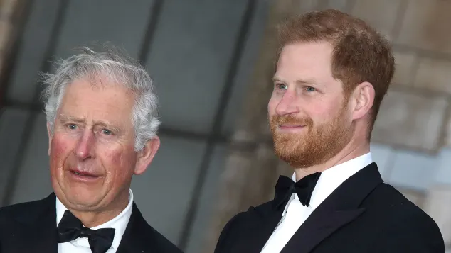 Prince Harry and King Charles