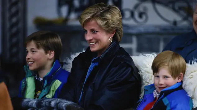 Príncipe William, Lady Diana y Príncipe Harry