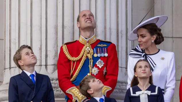 Prince William, Princess Kate and their children