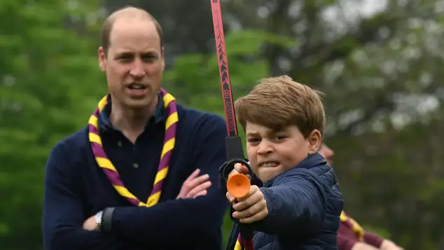 Príncipe William y príncipe George