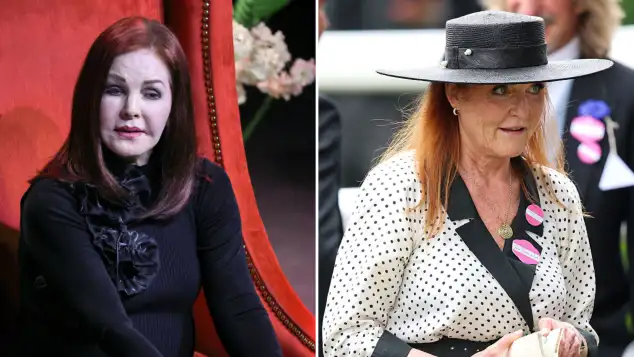 Priscilla Presley and Sarah Ferguson