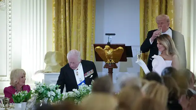 Queen Camilla, King Charles, Donald Trump and Melania Trump