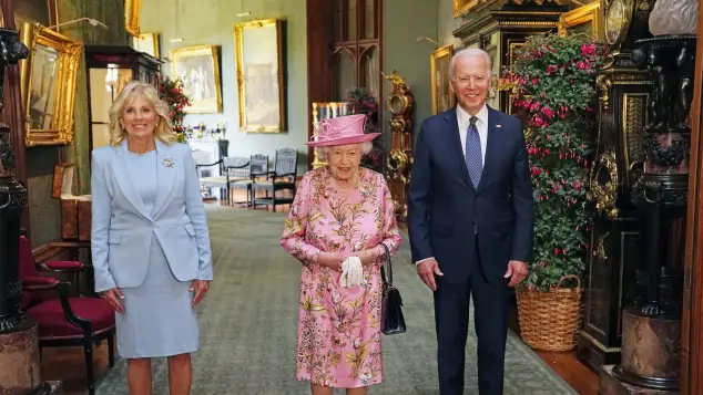 The Bidens and Queen Elizabeth II