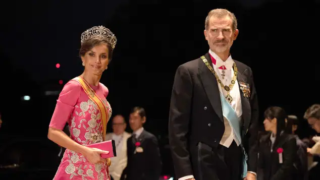 Queen Letizia and King Felipe