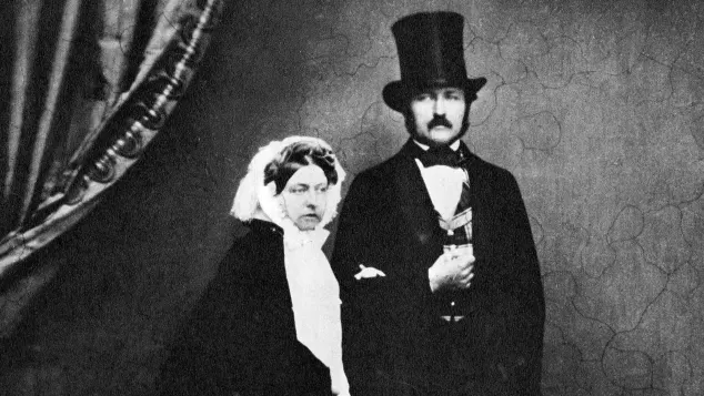 Reina Victoria y príncipe Alberto