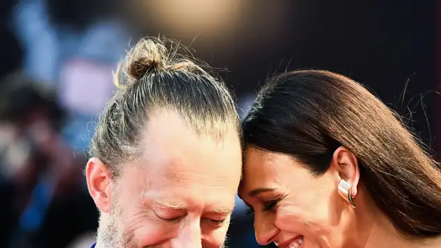 Thom Yorke and Dajana Roncione