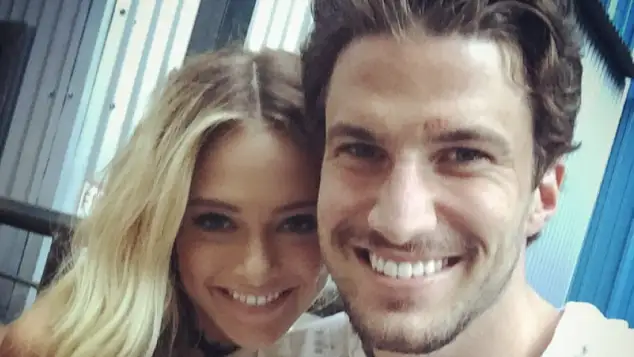 Roman Josi and Ellie Ottaway