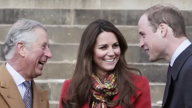 King Charles, Princess Kate and Prince William