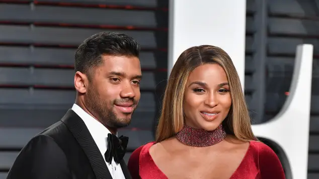 Russell Wilson and Ciara