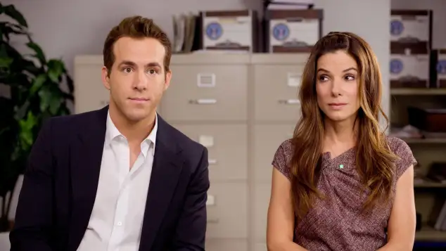 Ryan Reynolds and Sandra Bullock