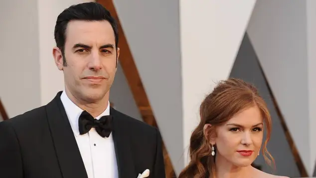 Sacha Baron Cohen and Isla Fisher