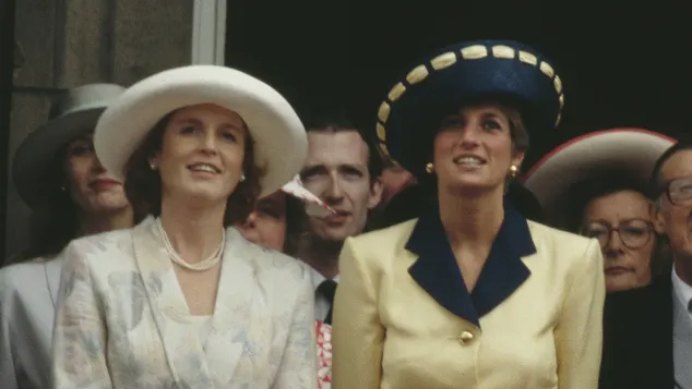 Sarah Ferguson and Princess Diana