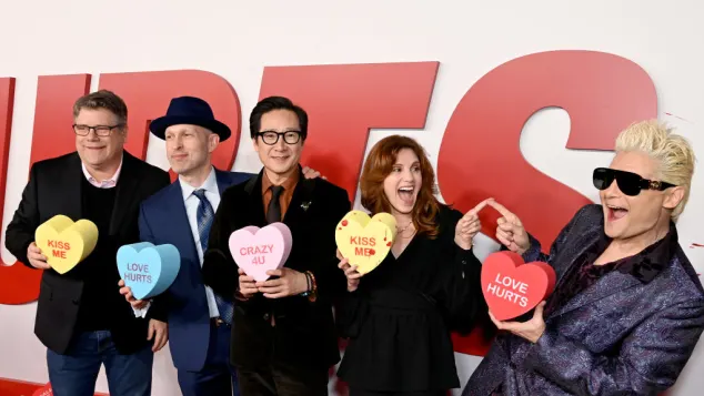 Sean Astin, Jeff Cohen, Ke Huy Quan, Kerri Green and Corey Feldman