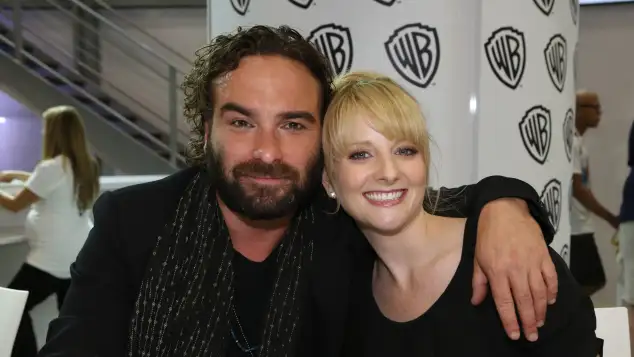 Johnny Galecki and Melissa Rauch