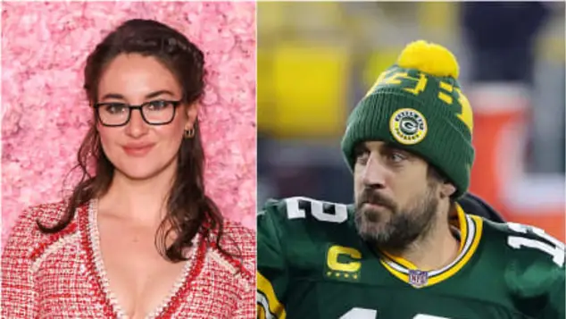 Aaron Rodgers y Shailene Woodley