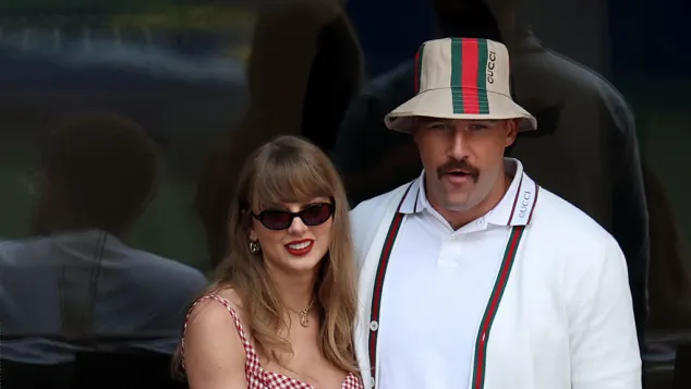 Taylor Swift and Travis Kelce