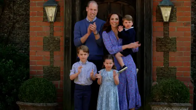 Prince William, Duchess Kate and their children