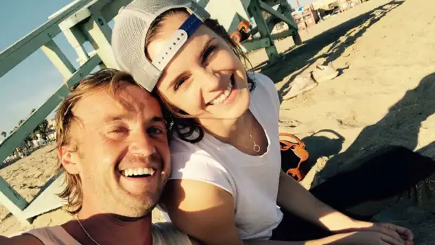 Tom Felton and Emma Watson