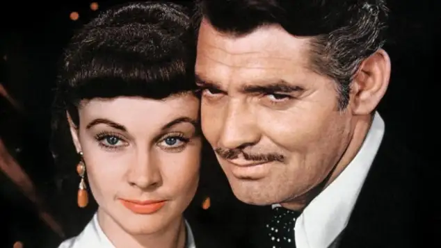 Vivien Leigh and Clarke Gable