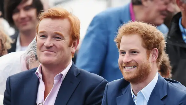 Mark Dyer and Prince Harry