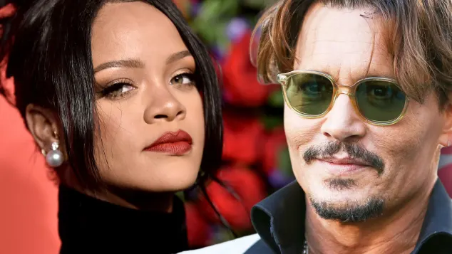Rihanna and Johnny Depp