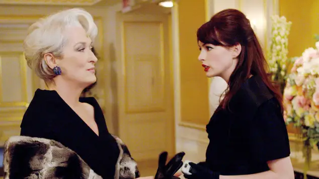  Meryl Strepp and Anne Hathaway
