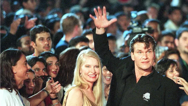 Patrick Swayze and Lisa Niemi