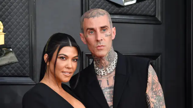  Kourtney Kardashian and Travis Barker