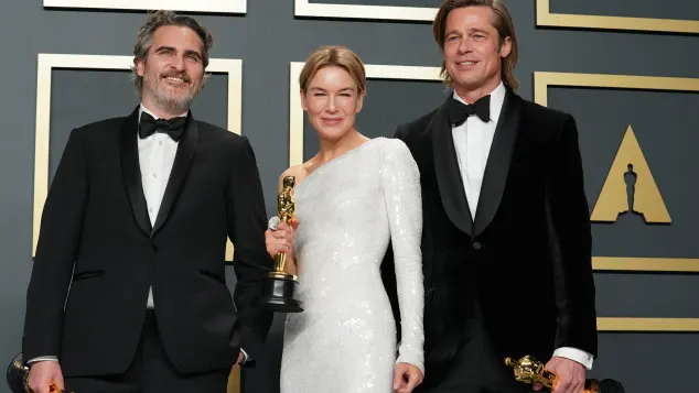 Joaquin Phoenix, Renée Zellweger and Brad Pitt