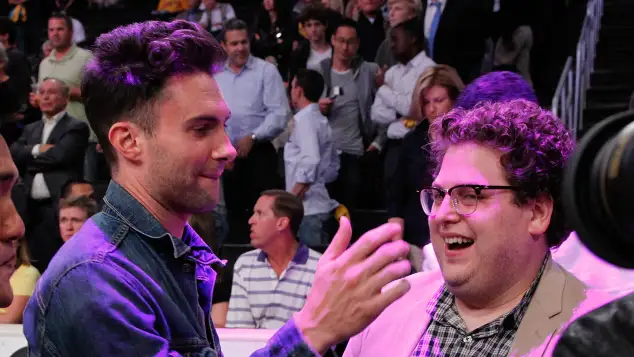 Adam Levine and Jonah Hill