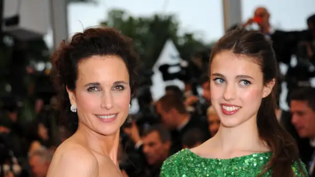 Andie MacDowell and Margaret Qualley