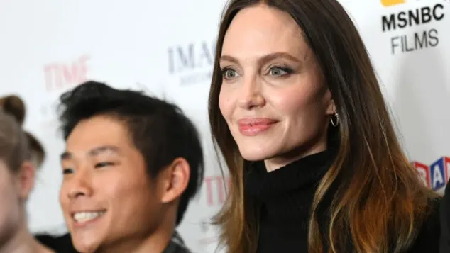 Angelina Jolie and Pax Jolie-Pitt