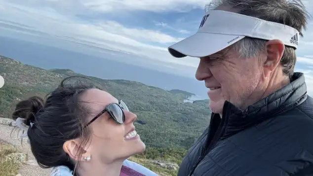 Bill Belichick and Jordon Hudson