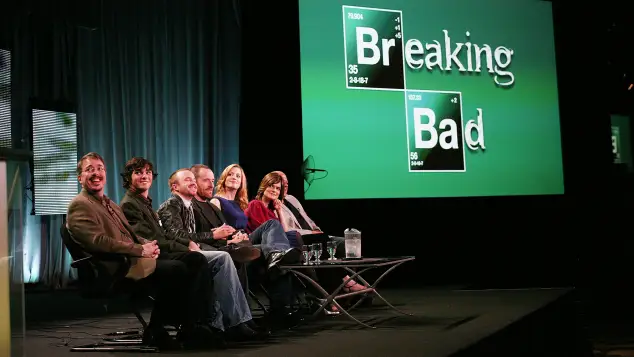 The cast of Breaking Bad