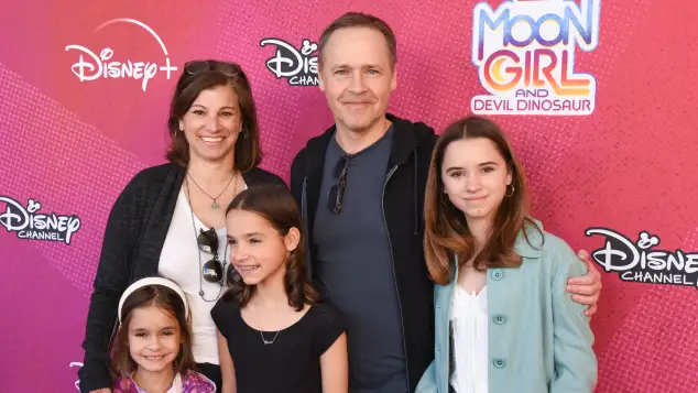 Chad Lowe and his family