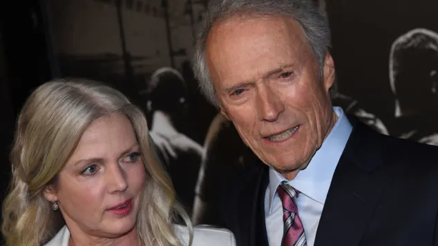 Clint Eastwood and Christina Sandera 