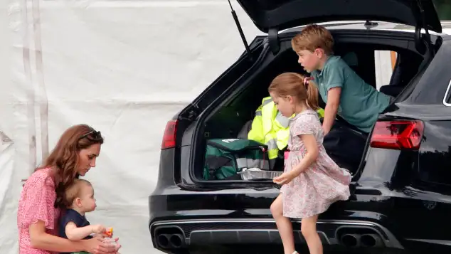 Duchess Catherine, Prince Louis, Princess Charlotte and Prince George