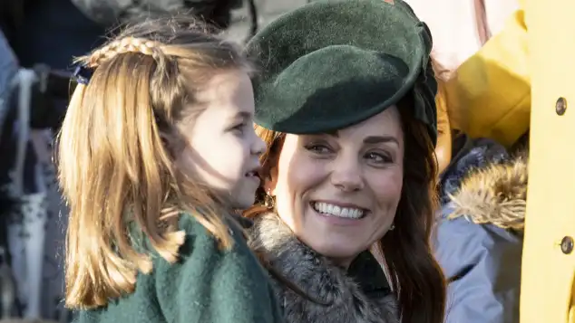 La princesse Charlotte et la duchesse Catherine