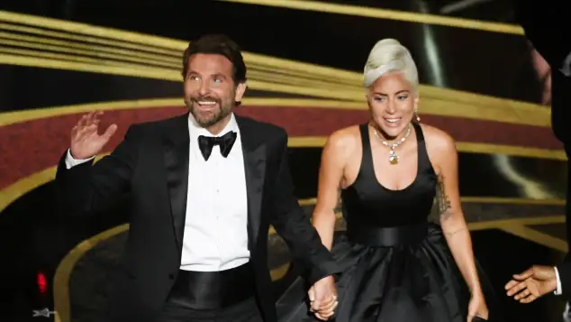 Lady Gaga and Bradley Cooper at the 2019 Oscars