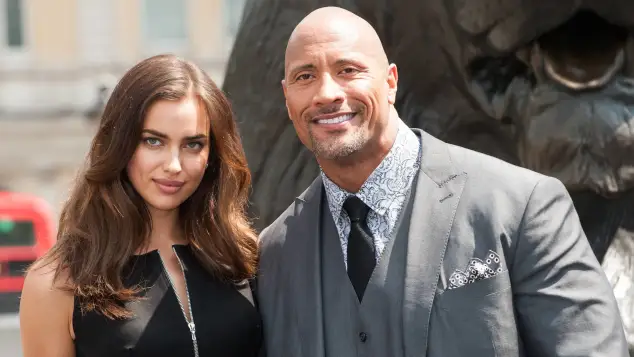 Dwayne Johnson and Irina Shayk