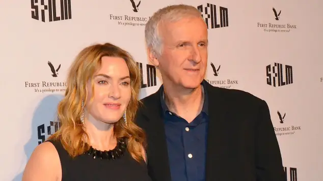 Kate Winslet and James Cameron