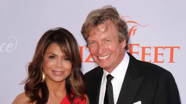 Paula Abdul and Nigel Lythgoe