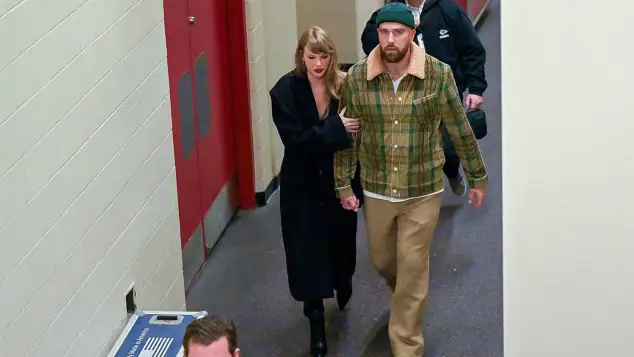 Taylor Swift and Travis Kelce