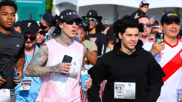 	Travis Barker and Landon Barker