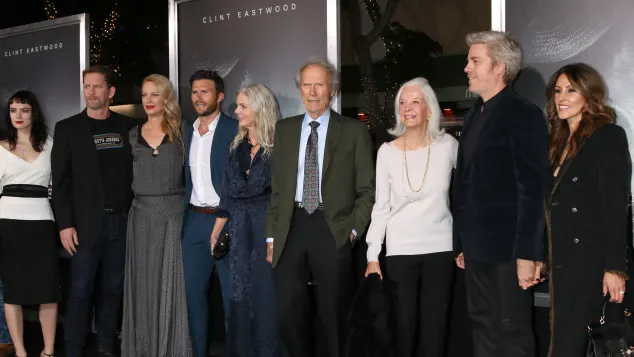 Clint Eastwood and family