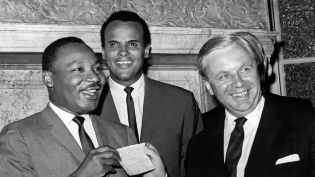 Harry Belafonte and Dr. Martin Luther King